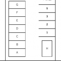 和田中Kガレージ平面図